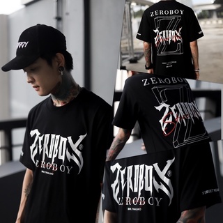 เสื้อยืดผ้าฝ้ายพิมพ์ลายคลาสสิกZEROBOY TEE V.5 เสื้อยืดสตรีท