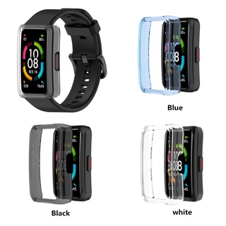สินค้า เคสนาฬิกาข้อมือ Pc แบบแข็ง ป้องกันรอยหน้าจอ สําหรับ Huawei Honor Band 6
