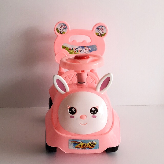 ภาพหน้าปกสินค้ารถขาไถ มีเสียงเพลง  สีชมพู Pink(Rabbit) จากร้าน ttl88888 บน Shopee