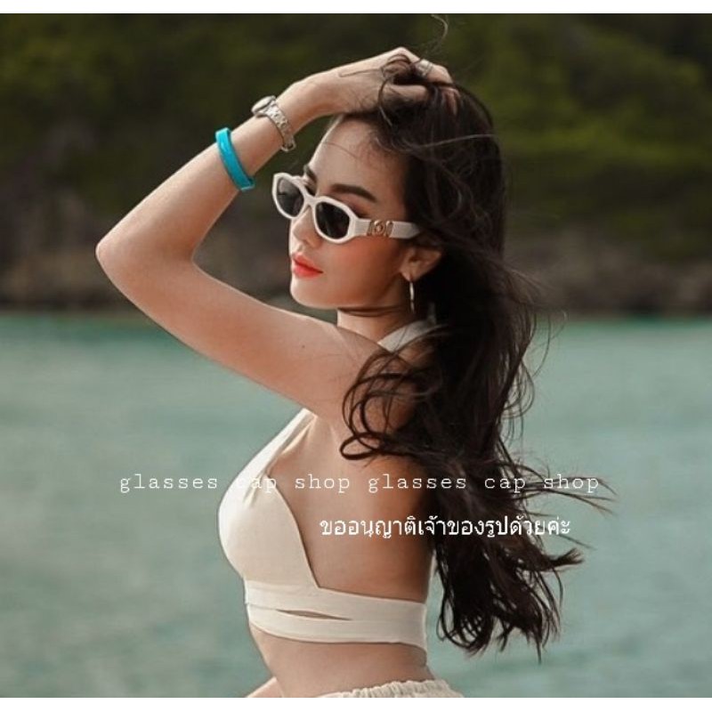 ภาพสินค้าแว่นแฟชั่น แว่นตา VS-1 โลโก้ทอง แว่นตากันแดด จากร้าน suthamaspunsup บน Shopee ภาพที่ 6