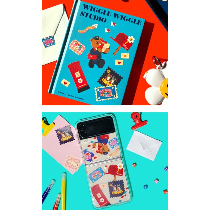 ( พร้อมส่ง ) Wiggle Wiggle Deco Stickers สติกเกอร์แกะเปลี่ยนได้โดยที่ ...