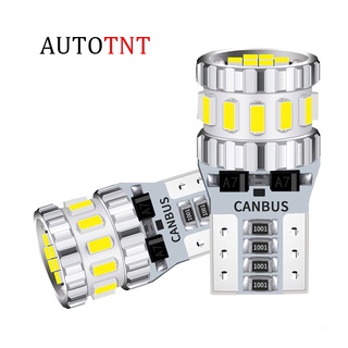 หลอดไฟ LED Canbus W5W T10 3014 18SMD WY5W 194 สําหรับติดป้ายทะเบียนรถยนต์ 2 ชิ้น