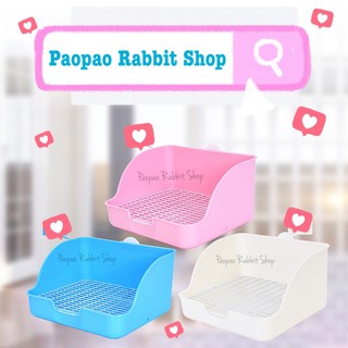 ภาพขนาดย่อของภาพหน้าปกสินค้าห้องน้ำกระต่าย มีตัวล็อคกรง จากร้าน paopao_rabbit_shop บน Shopee
