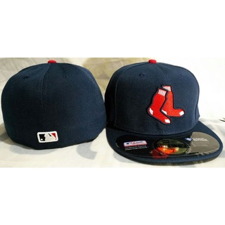 หมวกเบสบอล Mlb Boston Red Sox Flat Brim ปรับได้ เข้ากับทุกการแต่งกาย สําหรับผู้ชาย และผู้หญิง B44H