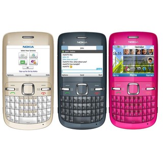 สินค้า กล้องโทรศัพท์มือถือ Nokia C3-00 2MP WLAN ของแท้ ครบชุด