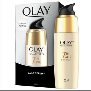 ภาพขนาดย่อของภาพหน้าปกสินค้า️ของBrandแท้ %Olay โอเลย์ โททัลเอฟเฟ็คส์ 7+1 Daily Serum 50ml. จากร้าน pachsaran.g บน Shopee