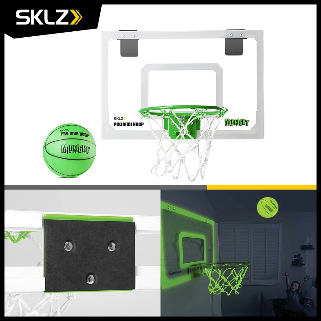 ภาพหน้าปกสินค้าSKLZ - Pro Mini Hoop / Midnight ขนาด 18x12 นิ้ว แป้นบาสเรืองแสง แป้นบาส แป้นบาสขนาดเล็ก แป้นบาสสำหรับเด็ก