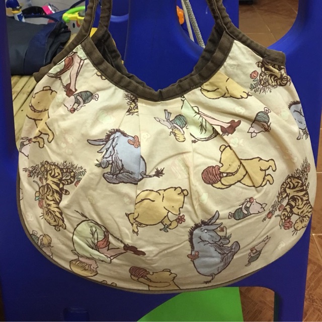 แท้-กระเป๋าผ้าลายหมีพูห์-สินค้าลิขสิทธิ์-จากญี่ปุ่น-มือ1