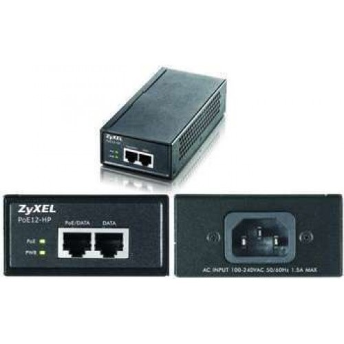 zyxel-poe12-hp-1-gigabit-poe-injector-support-ieee-802-3af-15-4watt-802-3at-30watt-for-ap-ip-camera