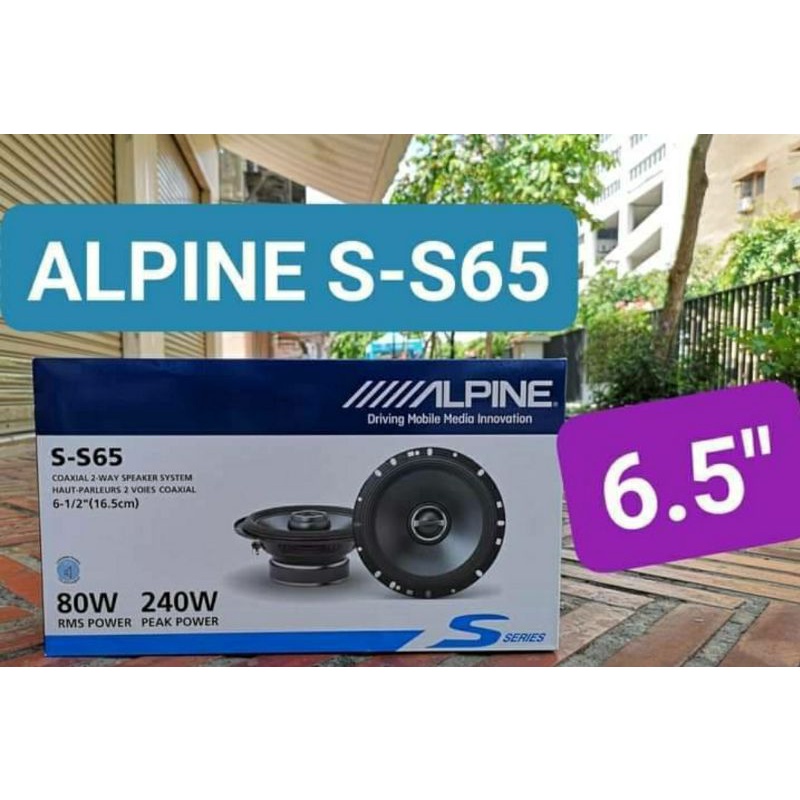 ของแท้-ลำโพง-alpine-s-s65-ลำโพง-6-5-แกนร่วม-2-ทาง-2-ways-16-5-ซม