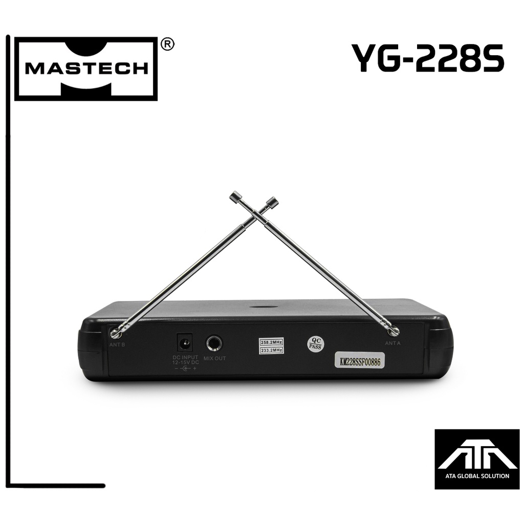 ไมค์ลอยคู่-mastech-yg-228s-ระบบ-vhf-wireless-system-ไมโครโฟนไร้สาย-mastech-yg228s