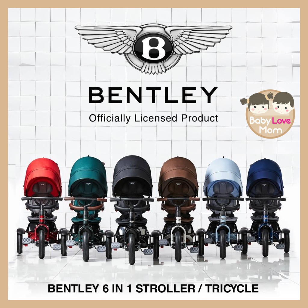 bentley-tricycle-รถเข็นและจักรยานสามล้อเบนท์ลีย์-ลิขสิทธิ์เเท้