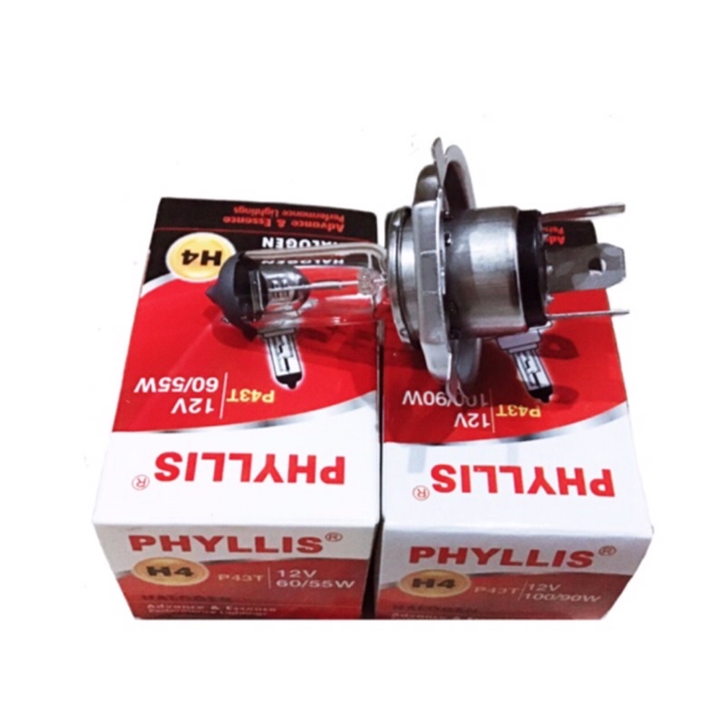 phyllis-หลอดไฟหน้า-h4-12v-60-55w-amp-100-90w