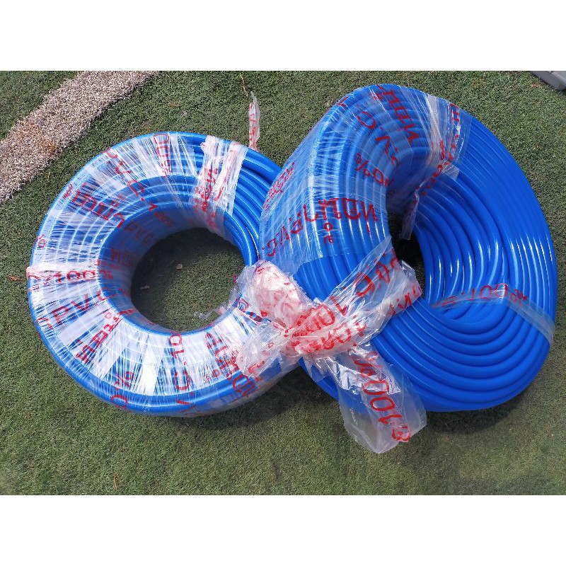 สายยางสีฟ้า P.V.C.100 Shopee Thailand