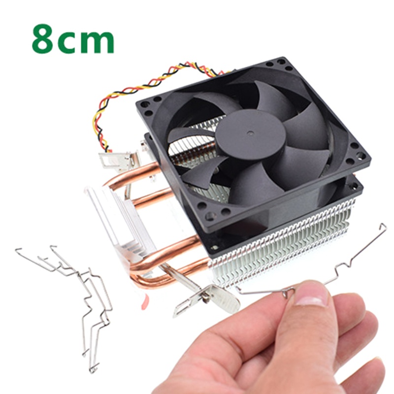 pc-2-pcs-dissipate-heat-clip-clamp-computer-cpu-cooling-fan-clips-stainless-steel