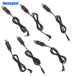 (Amonghot) สายเคเบิลอะแดปเตอร์ Usb 5V เป็น 9V 12V 3.5x1.35 มม. 5.5x2.1 มม.