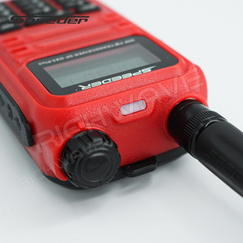 SPEEDER SP-DX5 Plus วิทยุสื่อสาร 0.5 วัตต์ ถูกกฏหมาย รับประกัน 2 ปี อุปกรณ์ครบชุด วอแดง