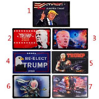 trump 20 re - elect patch trump keep america great สติ๊กเกอร์สําหรับติดตกแต่ง