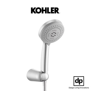 KOHLER ฝักบัวอาบน้ำ + พร้อมสายอ่อน + ขอเเขวนยึดติดผนัง สามารถปรับได้ 3 ฟังก์ชั่น (K-72714X-CP) ของเเท้100%
