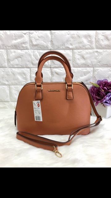 new-in-mango-alma-saffiano-bag-แท้-outlet