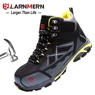 ภาพหน้าปกสินค้าLARNMERN READY STOCK JAKARTA COD Mens Steel Toe Work Safety Shoes น้ำหนักเบา Breathable Anti-Smashing Anti-puncture Anti ที่เกี่ยวข้อง