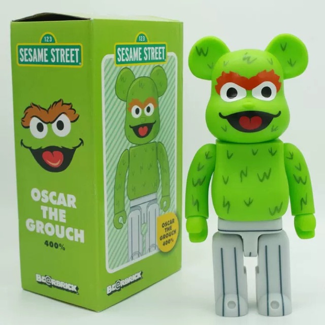 Bearbrick x Sesame Street Oscar the Grouch (The Original