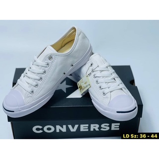 Converse jack percell รองเท้าผ้าใบผูกเชือกพร้อมกล่อง