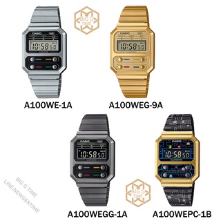 นาฬิกา Casio ของแท้100% A100 Sereis รุ่น A100WE-1A/A100WEG-9A/A100WEGG-1A/A100WEPC-1B  รับประกัน 1 ปี