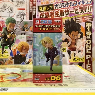 🔥 WCF Sanji ซันจิ one piece วันพีซ Vol.Fight Ft 06 🔥 ของแท้ ญี่ปุ่น💯