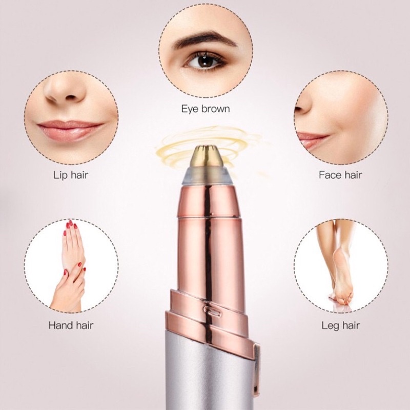 เครื่องกันคิ้ว-ที่กันคิ้ว-เครื่องกันคิ้วไฟฟ้า-แต่งคิ้ว-flawlessly-brows-eyebrow-trimmer-electric-hair-remover-painless