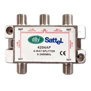 dBy Satellite Splitter All Pass 4 wayรุ่น4203 AP dBy