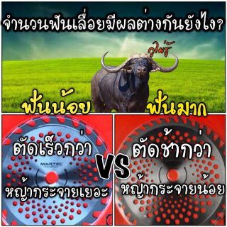 MARTEC ใบตัดหญ้า ใบเลื่อยตัดหญ้า ใบวงเดือนตัดหญ้า ใบตัดหญ้าวงเดือน [ติดเล็บ] ขนาด 10" และ 12" แท้100%