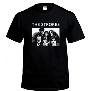 เสื้อยืดผ้าฝ้าย 100% พิมพ์ลายกราฟิก The STROKES BAND GILDAN UNISEX เสื้อยืดผู้ชายและผู้หญิง &lt;2022&gt;