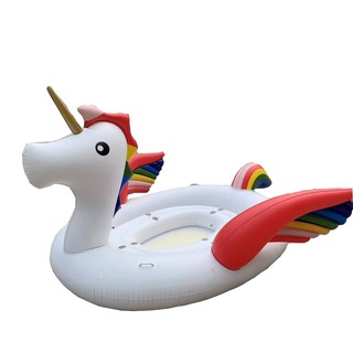 Float Me Summer ห่วงยางยูนิคอร์น ขนาดใหญ่ นั่งได้ 4-6 คน Inflatable Giant Unicorn for 4-6 persons