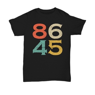 เสื้อยืดพิมพ์ลายแฟชั่น เสื้อยืด ลาย 86 45 Anti Donald Trump 2022 Not My President