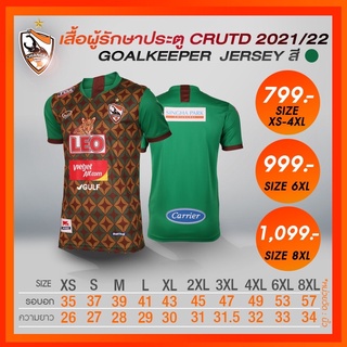 เสื้อผู้รักษาประตู Chiangrai United 2021/22 Goal Keeper jersey 01 สีเขียว