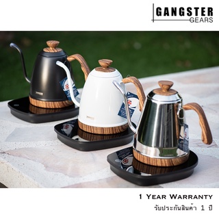 ภาพหน้าปกสินค้าGANGSTER GEARS 1L Gooseneck Smart Kettle Black/White/Polish กาต้มน้ำไฟฟ้า ขนาด 1 ลิตร สำหรับดริปกาแฟ [ประกันสินค้า 1 ปี] ซึ่งคุณอาจชอบราคาและรีวิวของสินค้านี้