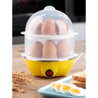 หม้อต้มไข่ ไฟฟ้า Boiled Eggs Cooker หม้อต้มไข่ รูปไก่ สามารถต้มไข่ได้ครั้งละ 7 ฟอง  ตัวหม้อเป็นสแตนเลส กระจายความร้อนได้