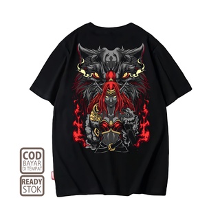 คอลูกเรือเสื้อยืดคอกลมIrithel MOBILE LEGEND 003 เสื้อยืด DISTRO ALVACOTH พรีเมี่ยมผ้าฝ้ายแท้