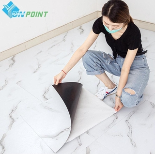 ภาพหน้าปกสินค้า30*30cm (Approx.)Many colors can be selected Floor Sticker Self-adhesive Waterproof PVC Plastic Floor leather Thick Wear-resistant Marble Tile Household Wall Sticker ที่เกี่ยวข้อง