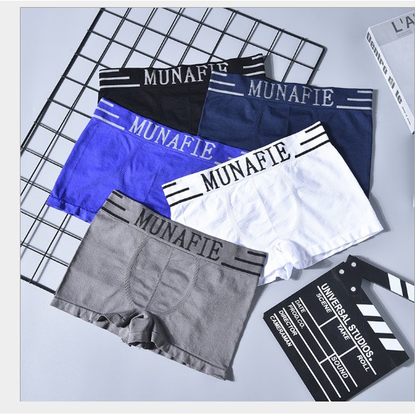 ภาพหน้าปกสินค้าBoxer บ๊อกเซอร์ MNF กางเกงในชายขาสั้น ผ้านุ่ม ใส่สบาย ไม่อึดอัด**มีซองทุกตัว จากร้าน mkshop99 บน Shopee