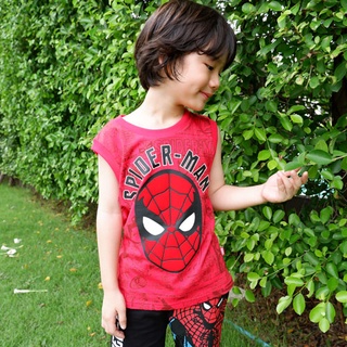 Marvel Boy Spider-Man Tank Top - เสื้อกล้ามเด็กมาร์เวลลายสไปเดอร์แมน สินค้าลิขสิทธ์แท้100% characters studio