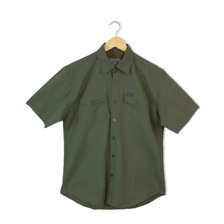 สินค้า Bovy Olive Shirt - เสื้อเชิ้ตแขนสั้นสีเขียวขี้ม้า รุ่นBA-3596 สี GN02