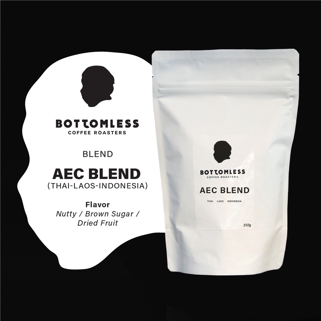 บอททอมเลส-เมล็ดกาแฟคั่ว-aec-blend-250-กรัม-bottomless-aec-blend-roasted-coffee-beans-250g