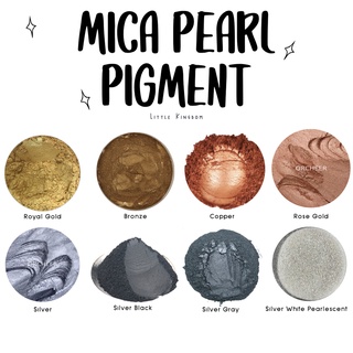 สินค้า Mica Pearl Pigment - สีมุก วิ้งๆ  สีทอง สีทองแดง สีเงิน