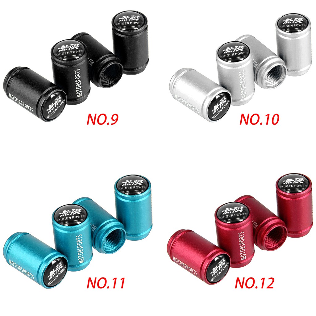 ยางล้อรถยนต์สำหรับ-honda-mugen-car-rubber-valve-stem-caps