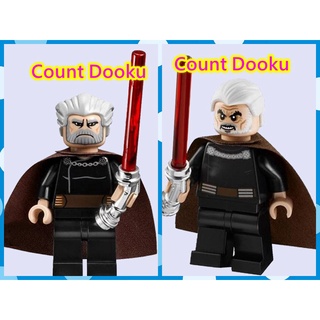 บล็อกตัวต่อเลโก้ รูปการ์ตูน Dooku ขนาดเล็ก ของเล่นสําหรับเด็ก