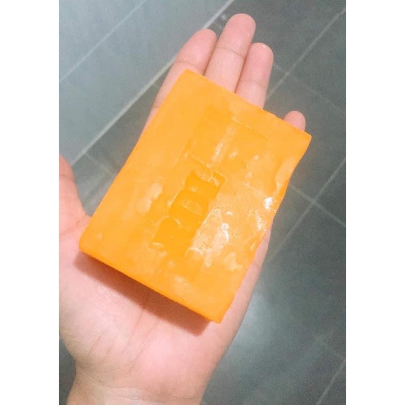 ส่งฟรีสบู่มะละกอ-rdl-นำเข้าจากประเทศฟิลิปปินส์-papaya-whitening-soap-with-sunscreen