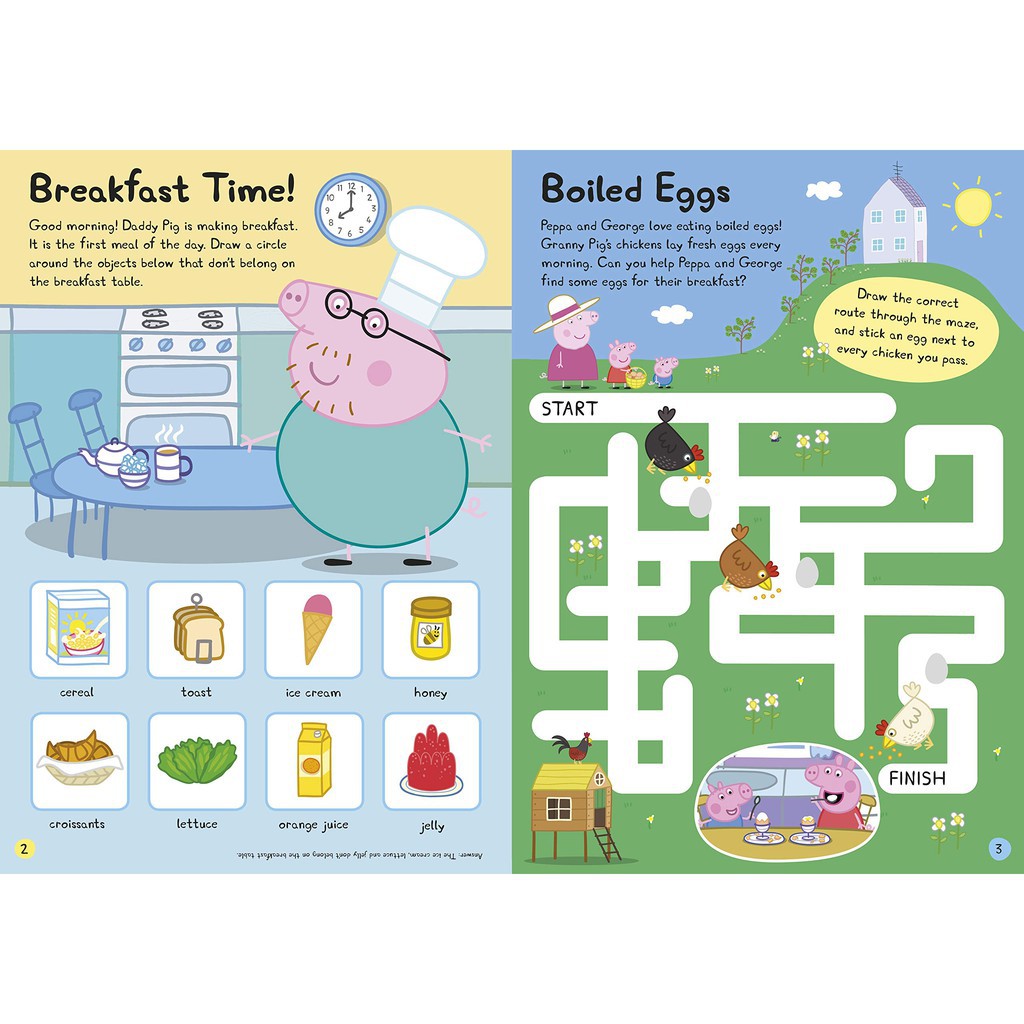 หนังสือนิทานภาษาอังกฤษ-peppa-pig-yum-yum-yum-sticker-activity-book