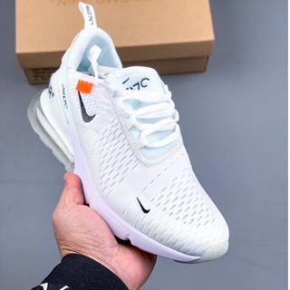 ภาพหน้าปกสินค้าแท้จริง NIKE AIR MAX 270 Classic Cushioning Breathable Sports รองเท้าลำลองสำหรับบุรุษและสตรีรองเท้ากีฬา Running Shoes ที่เกี่ยวข้อง